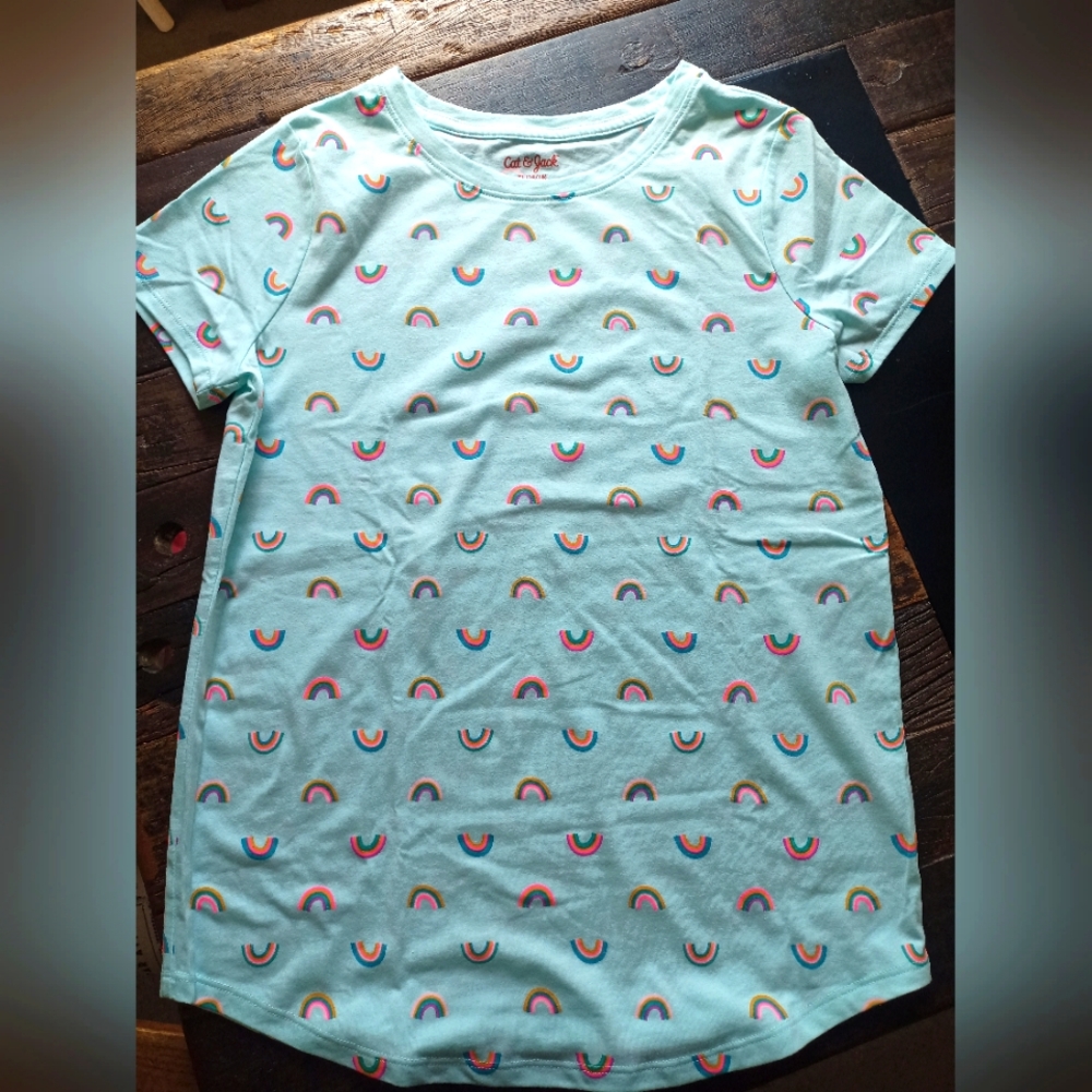 Girl Rainbow T-shirt, Size 14/16